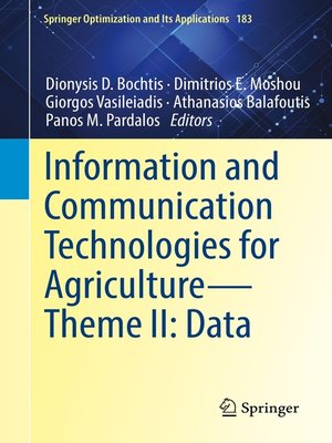 cover image of Information and Communication Technologies for Agriculture—Theme II